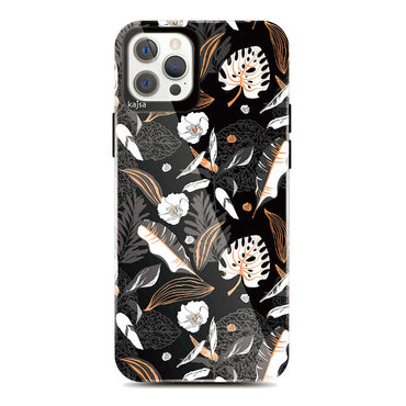 Apple iPhone 12 Pro Max Kılıf Kajsa Botanic Kapak NO1