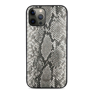 Apple iPhone 12 Pro Max Kılıf Kajsa Glamorous Serisi Snake Pattern Kapak Yeşil
