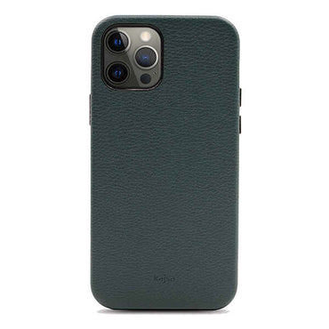 Apple iPhone 12 Pro Max Kılıf Kajsa Litchi Kapak Gri