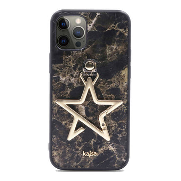 Apple iPhone 12 Pro Max Kılıf Kajsa Starry Serisi Marble Kapak NO2