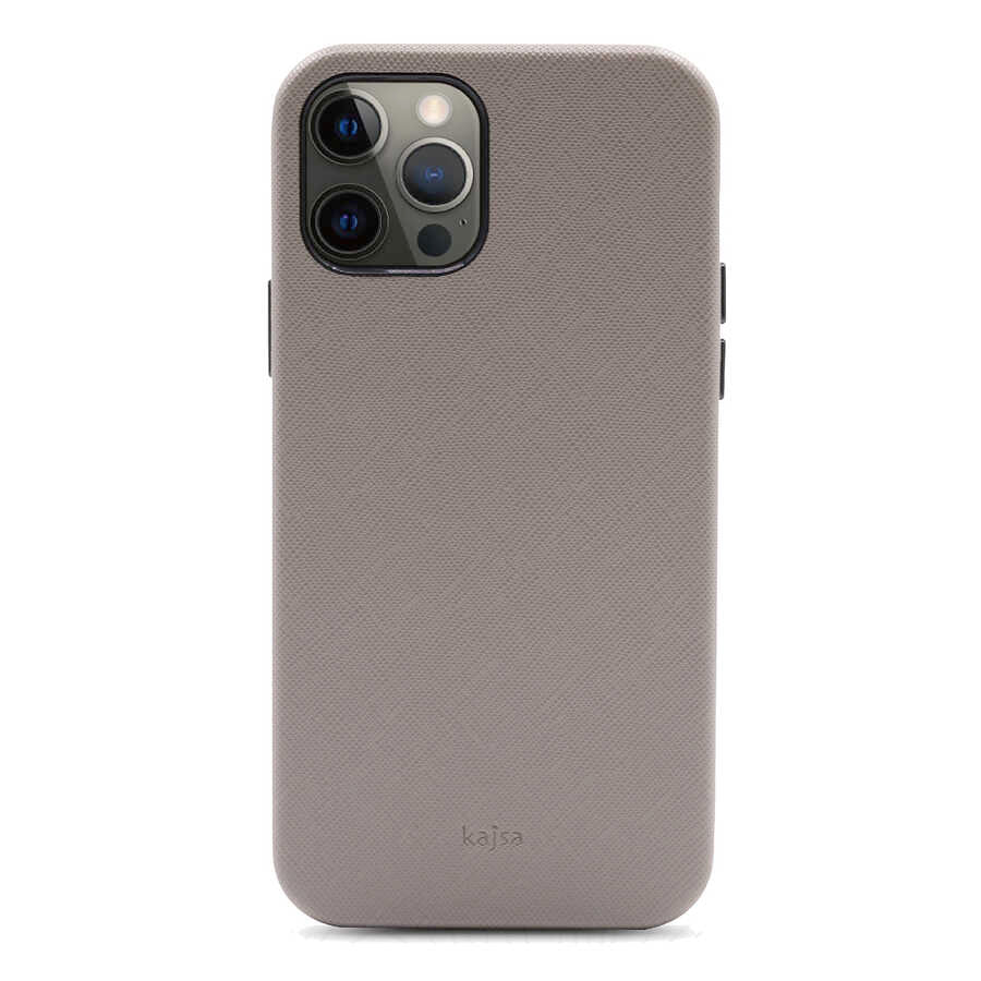 Apple iPhone 12 Pro Max Case Kajsa Woven Cover Black