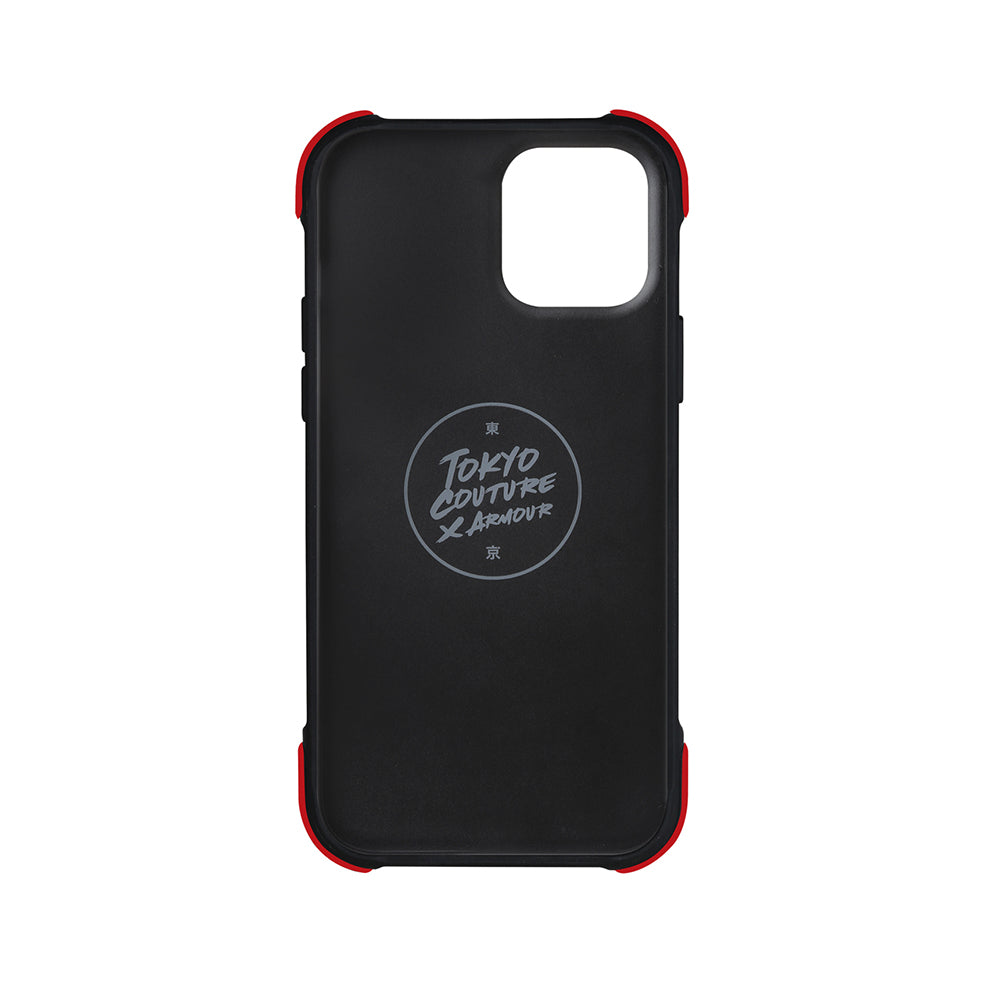 Apple iPhone 12 Pro Max Case SkinArma Stand Leather Look Funsha Cover Red