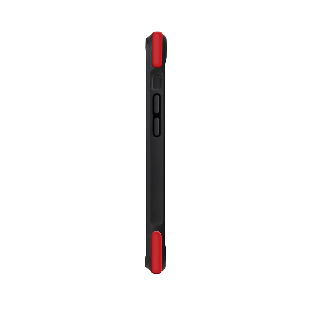Apple iPhone 12 Pro Max Case SkinArma Stand Leather Look Funsha Cover Red