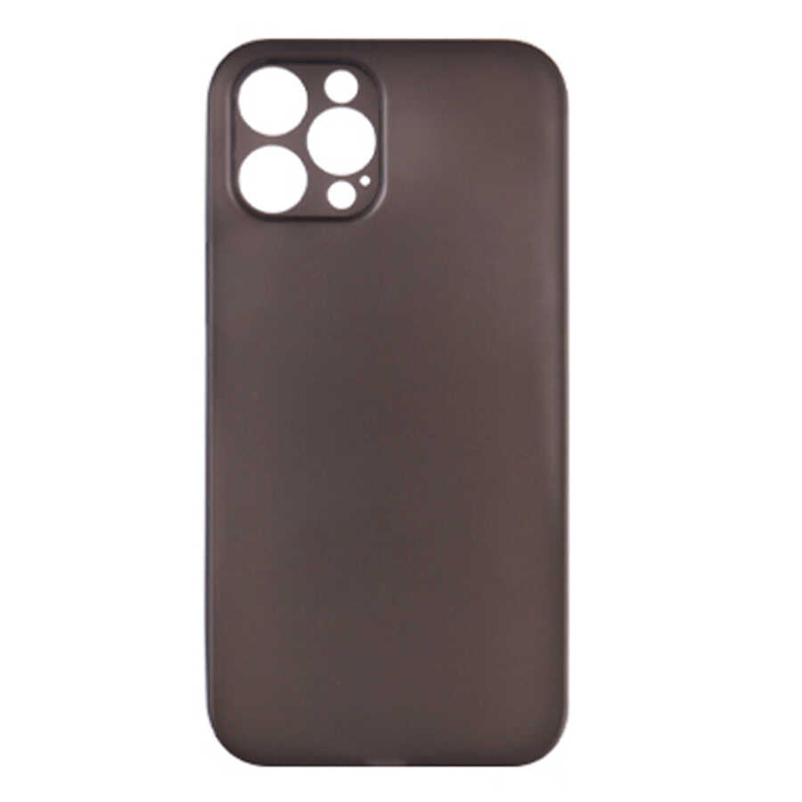 Apple iPhone 12 Pro Max Case Wiwu Skin Nano PP Cover Transparent Black