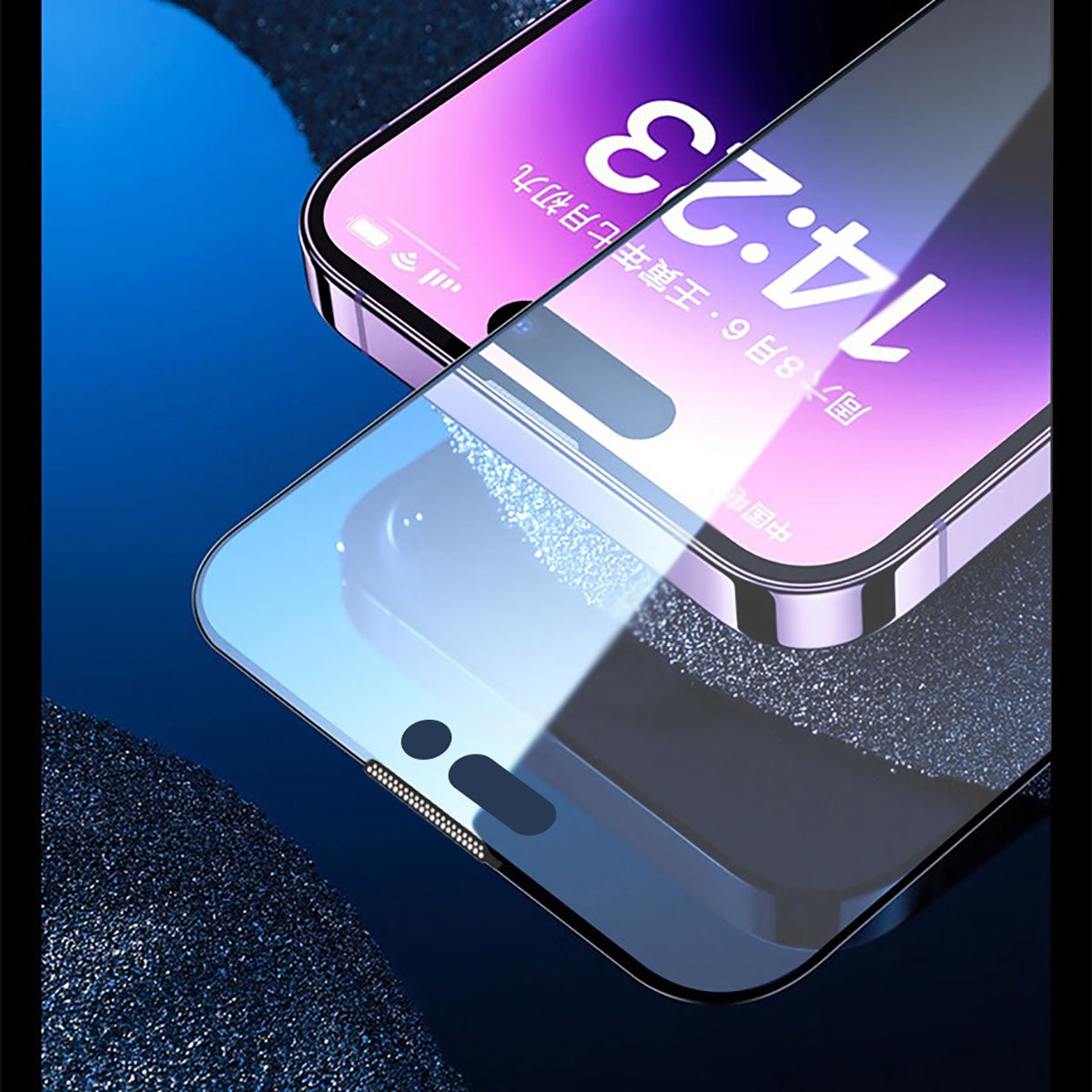 Apple iPhone 12 Wiwu iVista Screen Matte Ultra Strong Tempered Matte Screen Protector Black