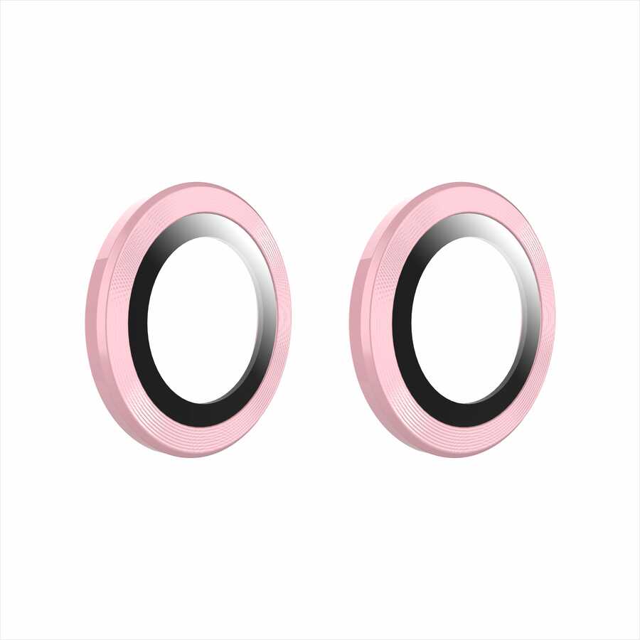 Apple iPhone 13 Go Des Eagle Camera Lens Protector Rose Gold