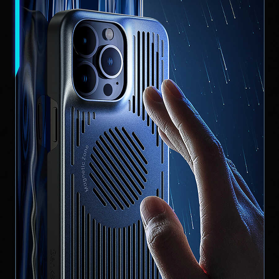 Apple iPhone 13 Case Benks Bizzard Cooling Gaming Phone Case Gray