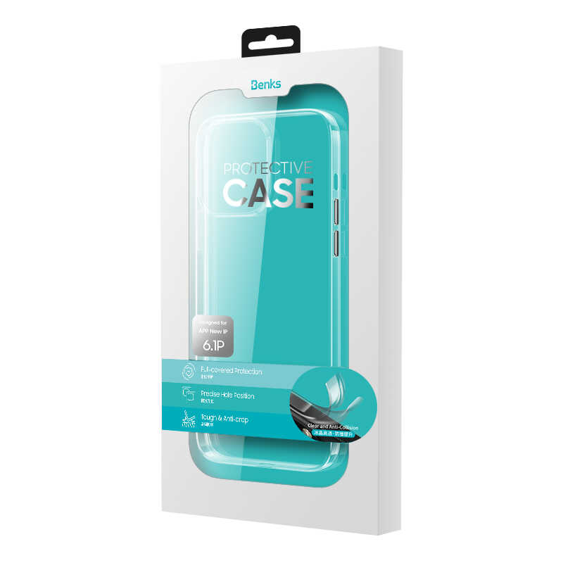Apple iPhone 13 Case Benks Crystal Series Clear Cover Colorless