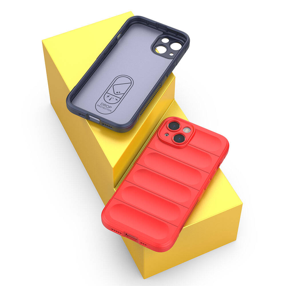 Apple iPhone 13 Case Flexible TPU Hollow Back Surface Design Zore Ethnic Silicone Cover Dark Green