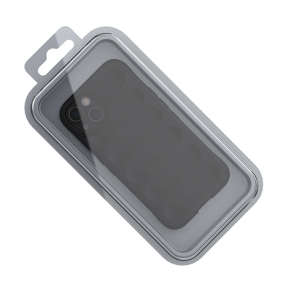 Apple iPhone 13 Case Flexible TPU Hollow Back Surface Design Zore Ethnic Silicone Cover Dark Green