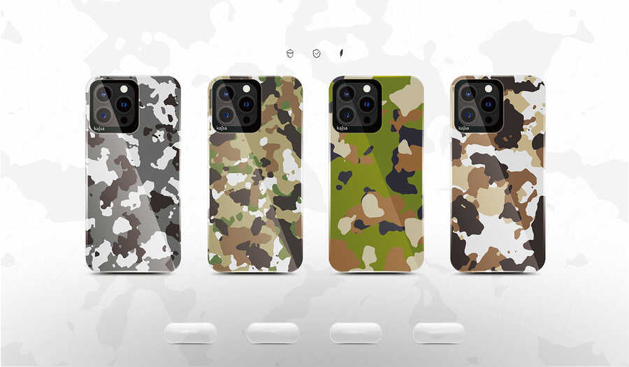 Apple iPhone 13 Case Kajsa Camo Cover NO4