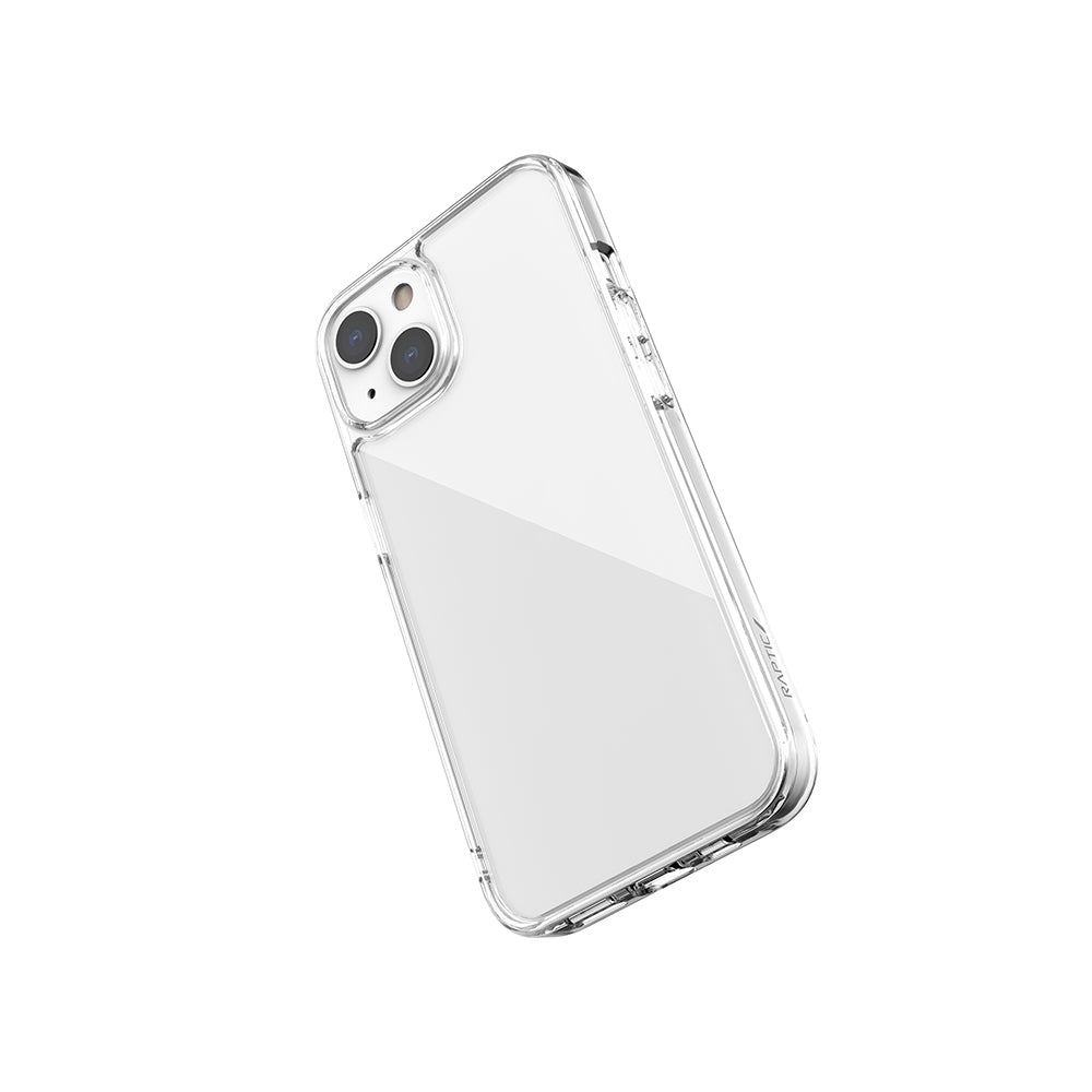 Apple iPhone 13 Case Raptic Glass Plus Series Transparent Cover Transparent