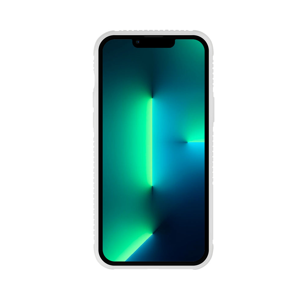 Apple iPhone 13 Kılıf Skinarma M-Safe Şarj Özellikli Kaplan Desenli Airbag Tasarımlı Tasu Kapak Şeffaf