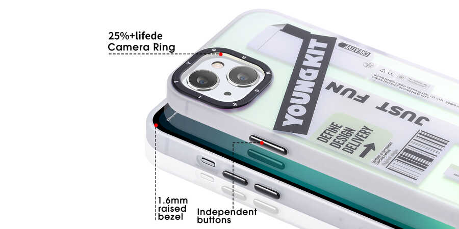 Apple iPhone 13 Case YoungKit Fashion Culture Time Series Cover CL034 Arrow