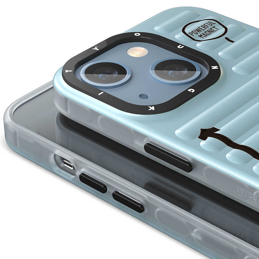 Apple iPhone 13 Case YoungKit Plain Colored Series Cover Blue