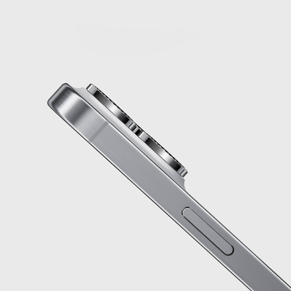 Apple iPhone 13 Pro Casebang Gem Kamera Lens Koruyucu Gümüş