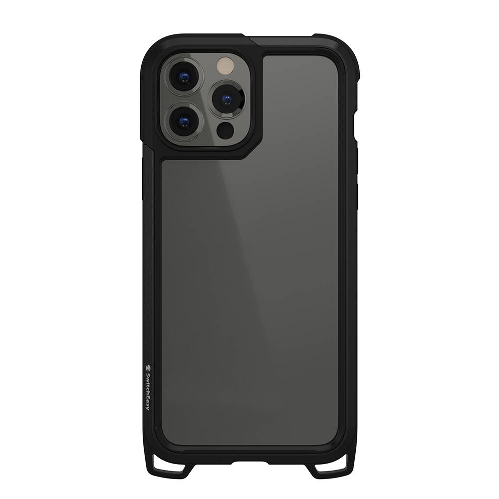 Apple iPhone 13 Pro Kılıf Boyun Askılı Kompozit Tasarımlı Şok Önleyicili Lisanslı Switcheasy Odyssey Kapak Rainbow