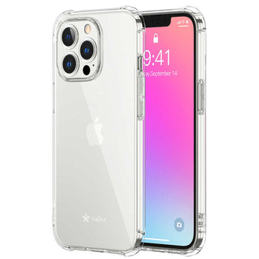 Apple iPhone 13 Pro Kılıf Kajsa Transparent Kapak Gri