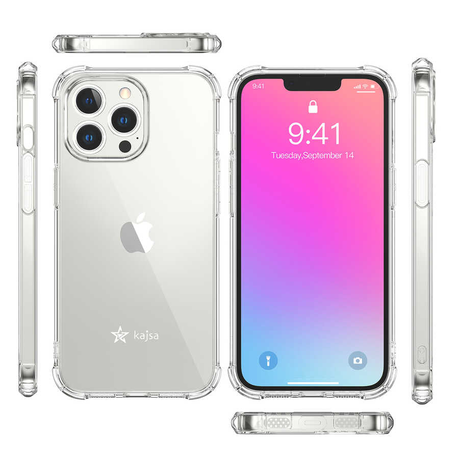 Apple iPhone 13 Pro Case Kajsa Transparent Cover Colorless
