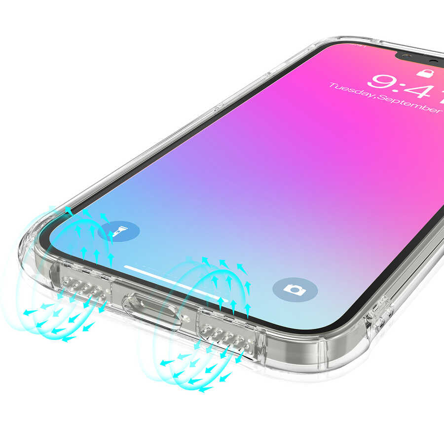 Apple iPhone 13 Pro Case Kajsa Transparent Cover Colorless