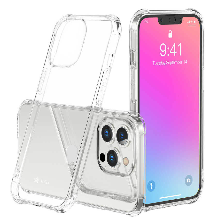 Apple iPhone 13 Pro Case Kajsa Transparent Cover Colorless