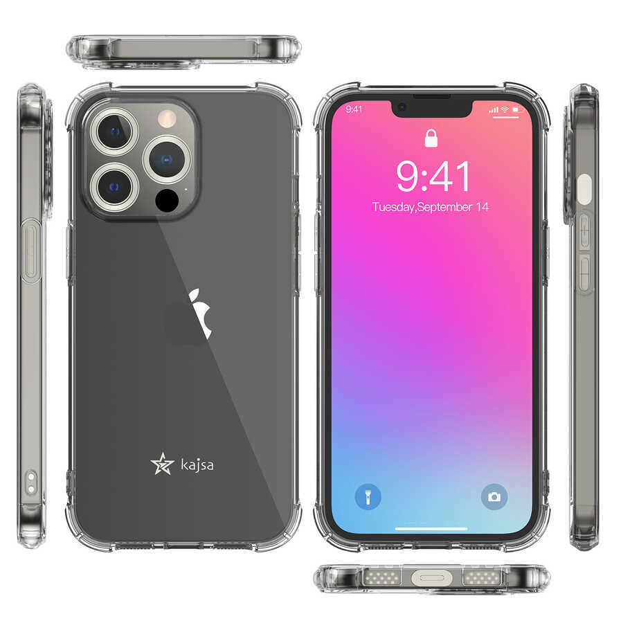 Apple iPhone 13 Pro Case Kajsa Transparent Cover Colorless
