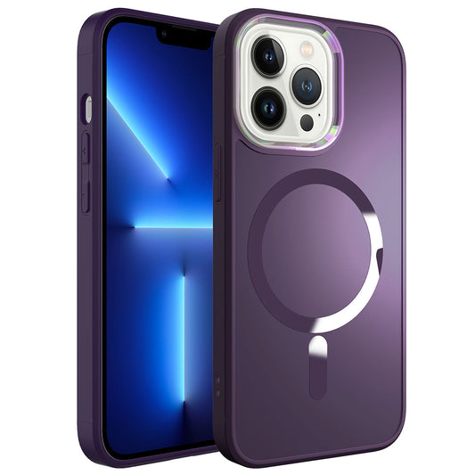 Apple iPhone 13 Pro Kılıf M-safe Wireless Şarj Özellikli Zore Stil Kapak