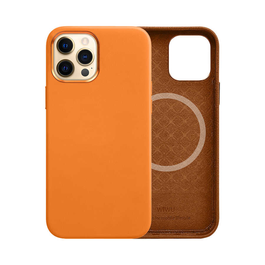 Apple iPhone 13 Pro Case Wiwu M-safe Magnetic Cover Green