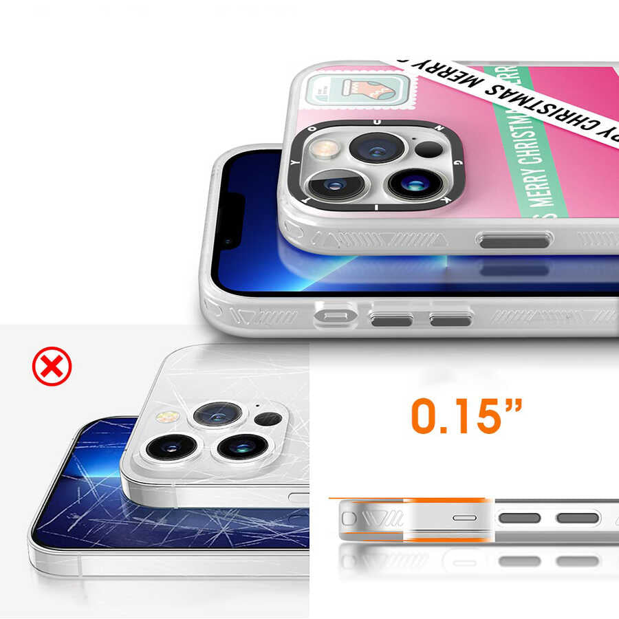 Apple iPhone 13 Pro Case YoungKit Holiday Series Cover Blue