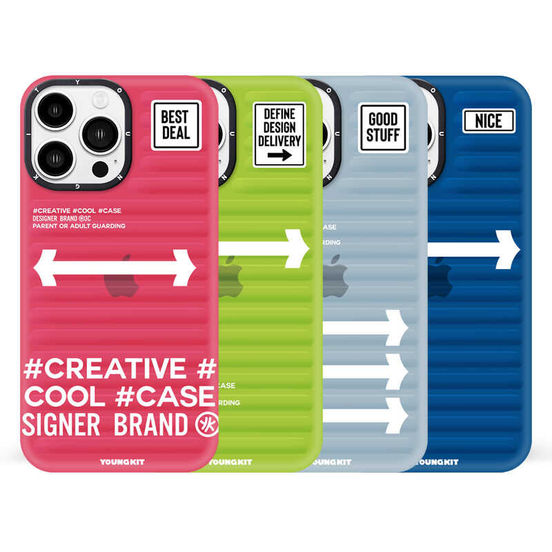 Apple iPhone 13 Pro Case YoungKit Luggage FireFly Series Cover Blue
