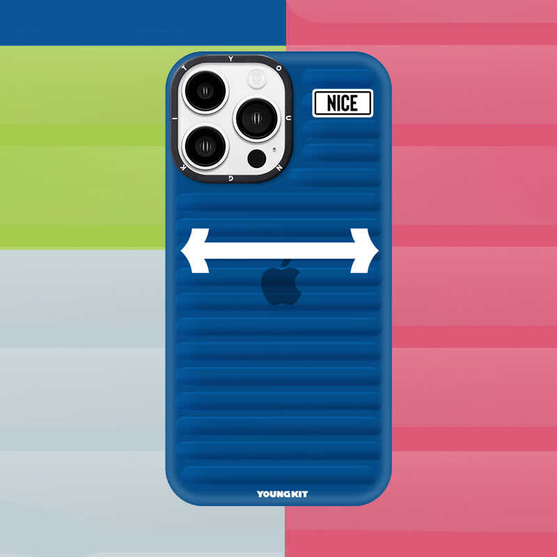 Apple iPhone 13 Pro Case YoungKit Luggage FireFly Series Cover Blue