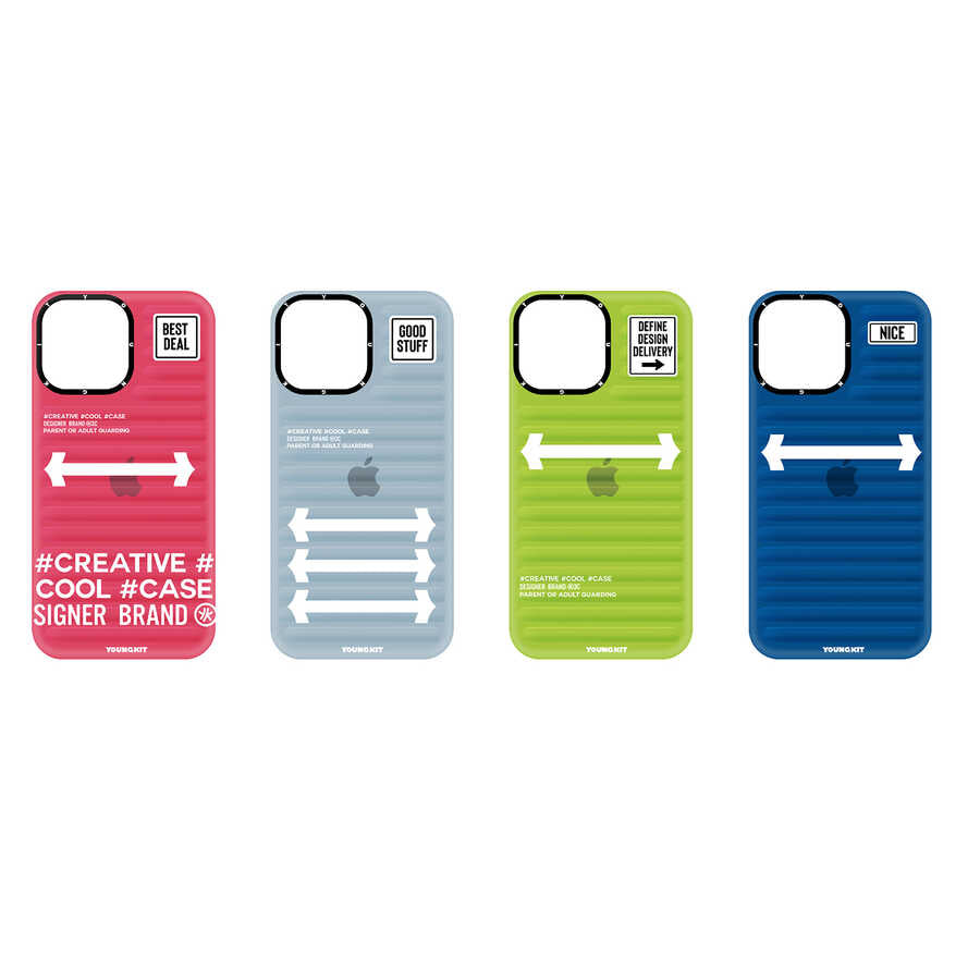 Apple iPhone 13 Pro Case YoungKit Luggage FireFly Series Cover Blue
