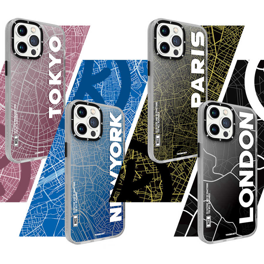 Apple iPhone 13 Pro Case YoungKit World Trip Series Cover New York