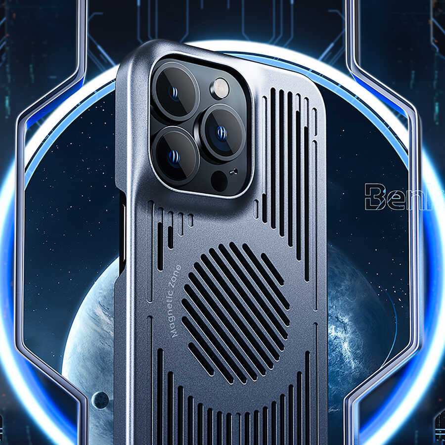 Apple iPhone 13 Pro Max Case Benks Bizzard Cooling Feature Gaming Phone Case Gray