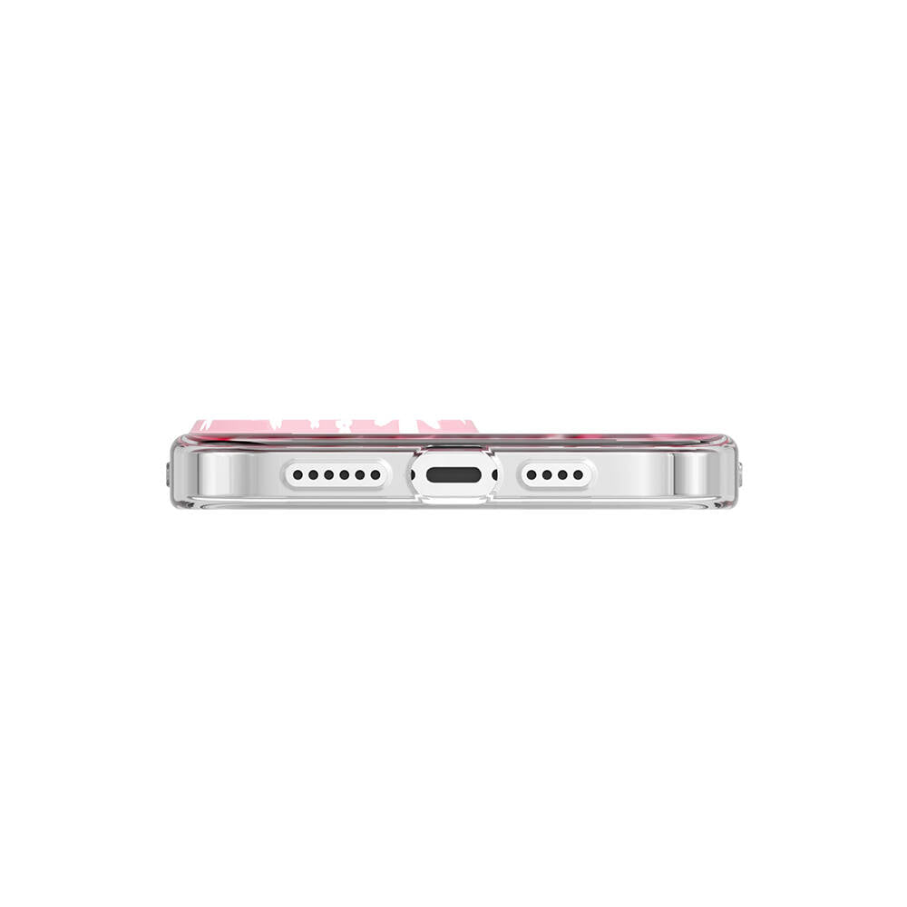 Apple iPhone 13 Pro Max Kılıf Çift IMD Baskılı Lisanslı Switcheasy Artist Sakura Kapak Pembe