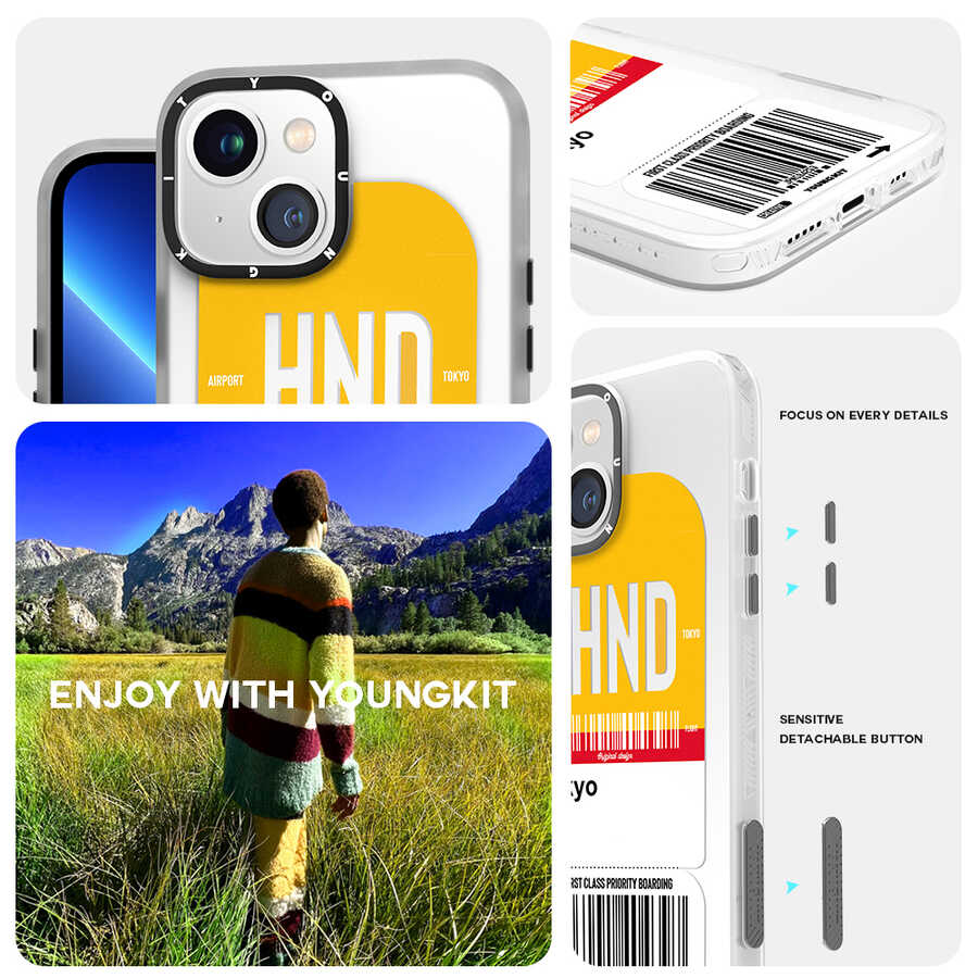 Apple iPhone 13 Case YoungKit Any Time Trip Series Cover CL026 Hong Kong