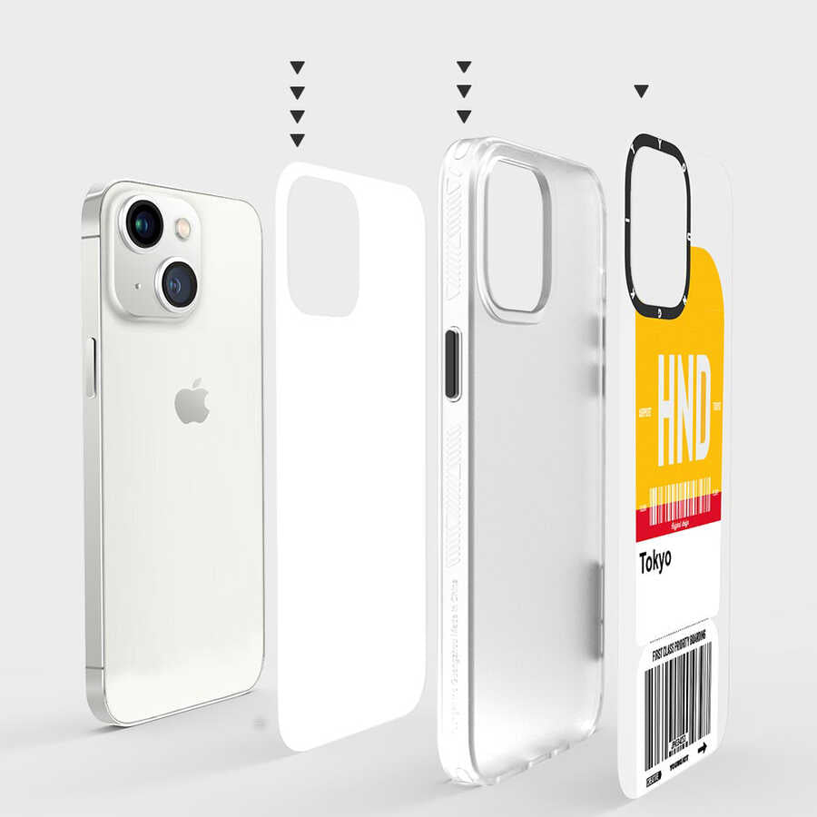 Apple iPhone 13 Case YoungKit Any Time Trip Series Cover CL026 Hong Kong