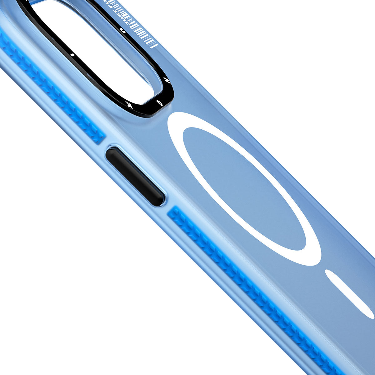 Apple iPhone 13 Pro Max Case M-safe Charging Feature Youngkit Colored Sand Series Cover Blue