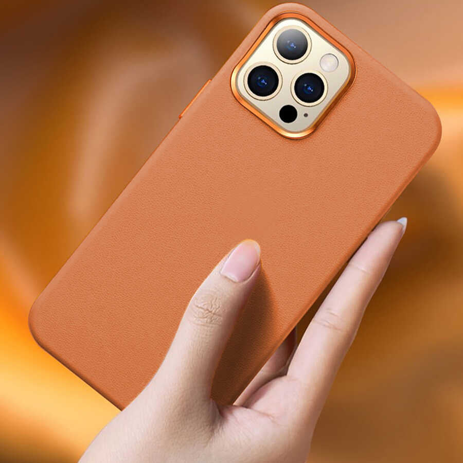 Apple iPhone 13 Pro Max Case Wiwu M-safe Magnetic Cover Brown