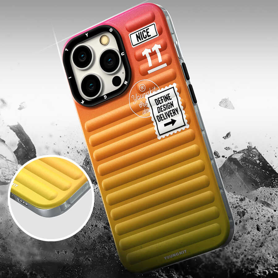 Apple iPhone 13 Pro Max Case YoungKit The Secret Color Series Cover Orange