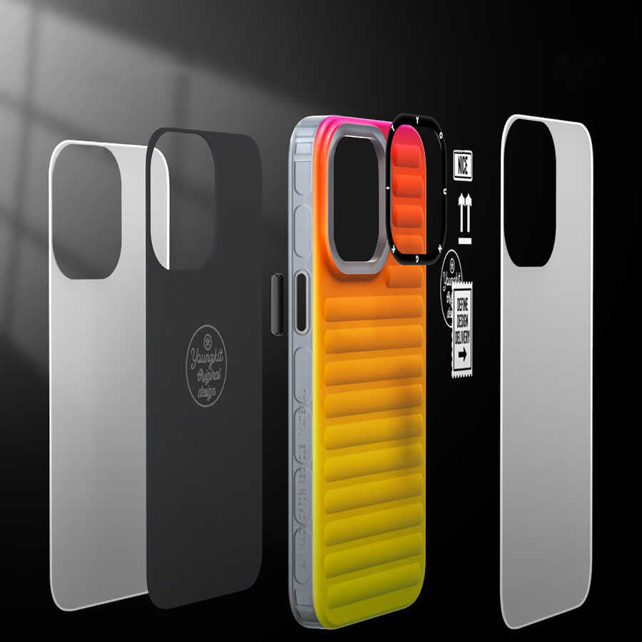 Apple iPhone 13 Pro Max Case YoungKit The Secret Color Series Cover Orange