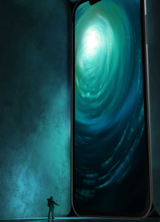 Apple iPhone 13 Wiwu iVista Super Hardness Screen Protector Black