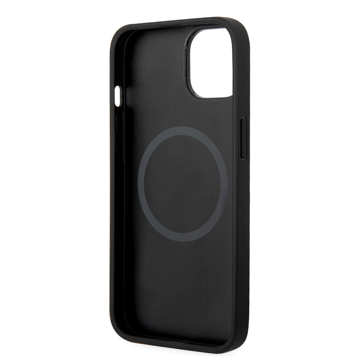 Apple iPhone 14 Case Ferrari M-safe Charging Feature Carbon Italian Flag Design Cover Black