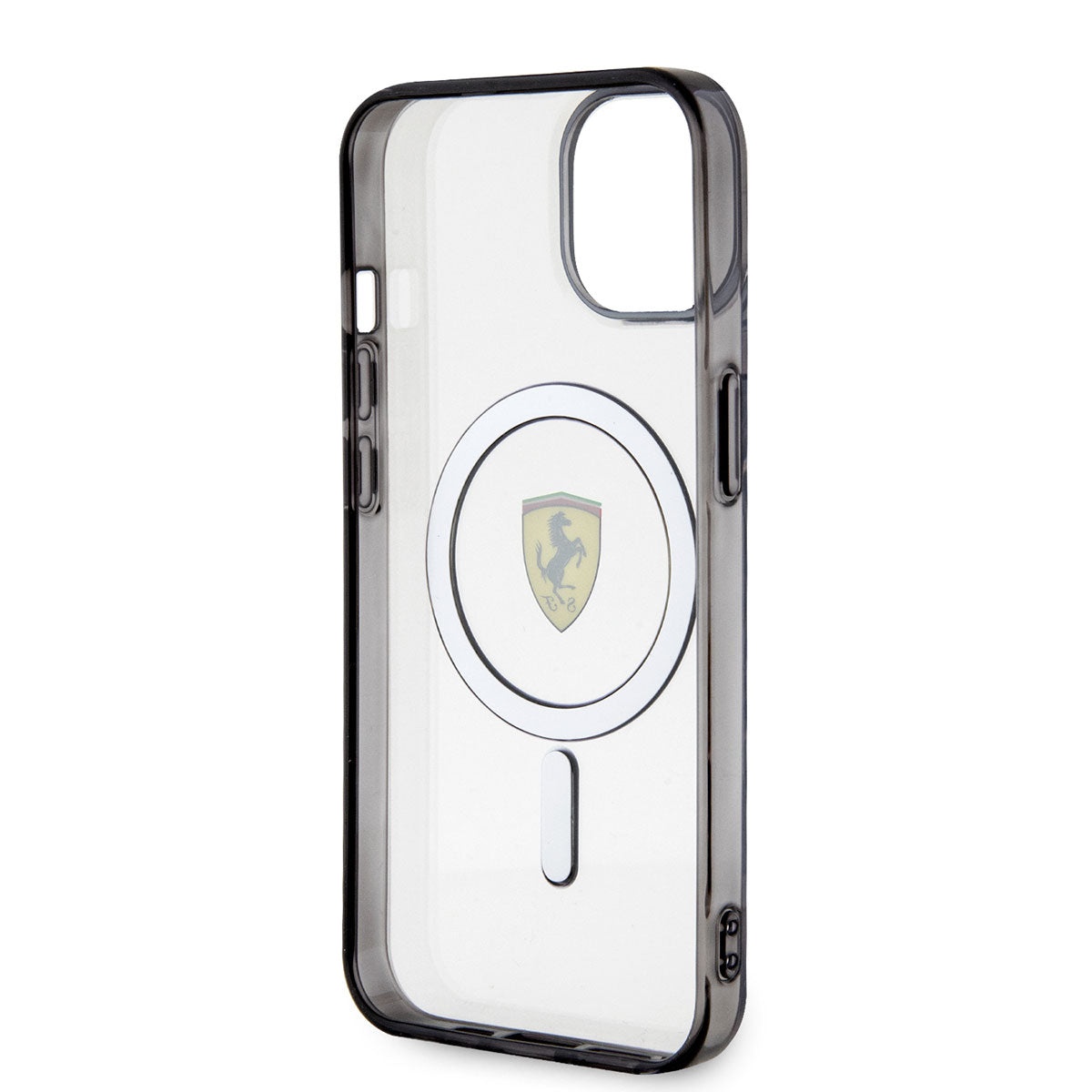 Apple iPhone 14 Case Ferrari M-safe Charging Feature Transparent Design Cover Colorless