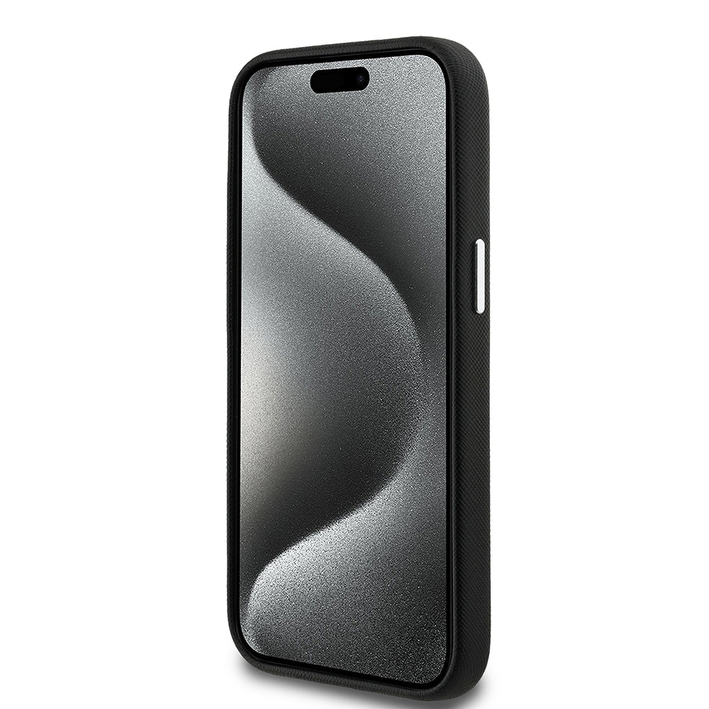 Apple iPhone 14 Case Karl Lagerfeld Original Licensed K&C Heads Pin Cover Black