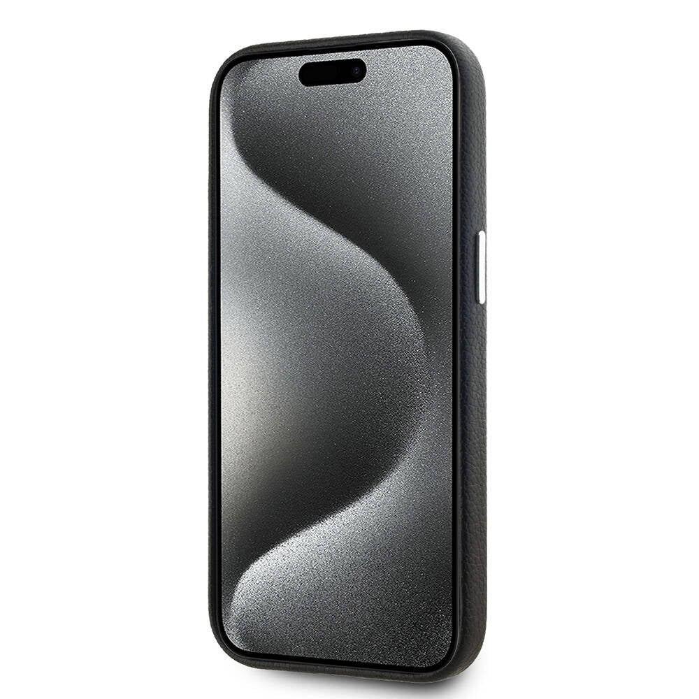 Apple iPhone 14 Case Karl Lagerfeld Original Licensed KL Written Hotel Cover Black