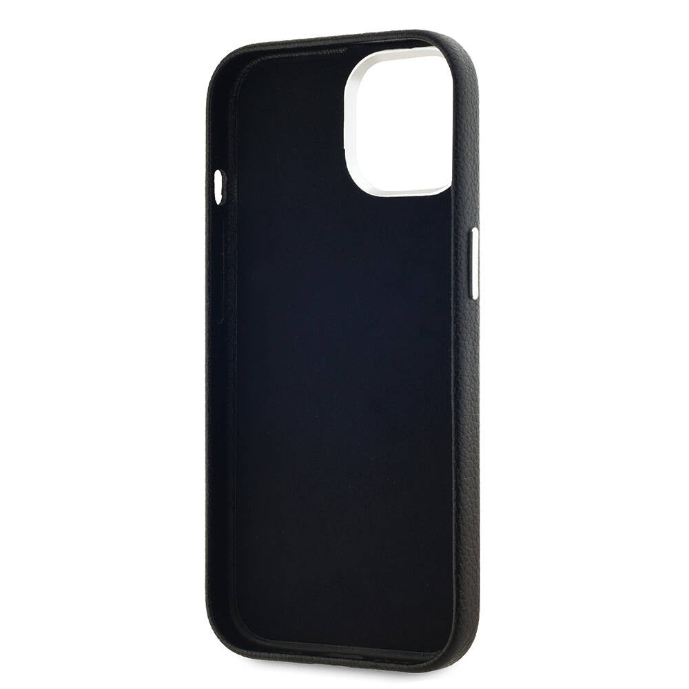 Apple iPhone 14 Case Karl Lagerfeld Original Licensed KL Written Hotel Cover Black