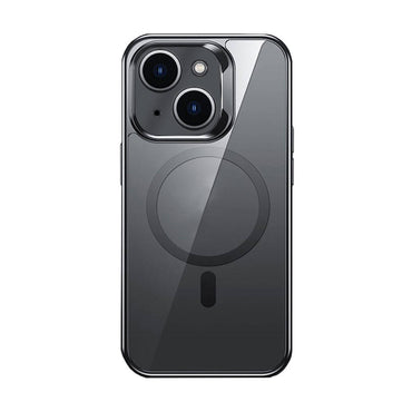 Apple iPhone 14 Kılıf M-safe Şarj Özellikli Cam Yüzey Benks Electroplated Kapak