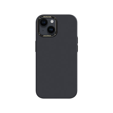 Apple iPhone 14 Kılıf Metal Kamera Çerçeveli Recci Glaze Serisi Kapak
