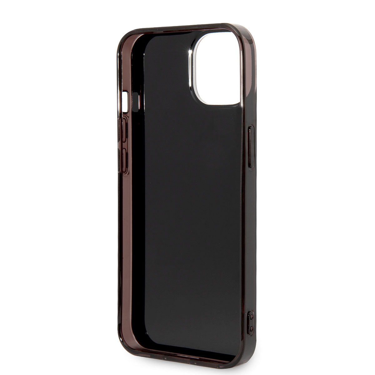 Apple iPhone 14 Plus Case AMG Transparent Dual Layer Carbon Design II Cover Black